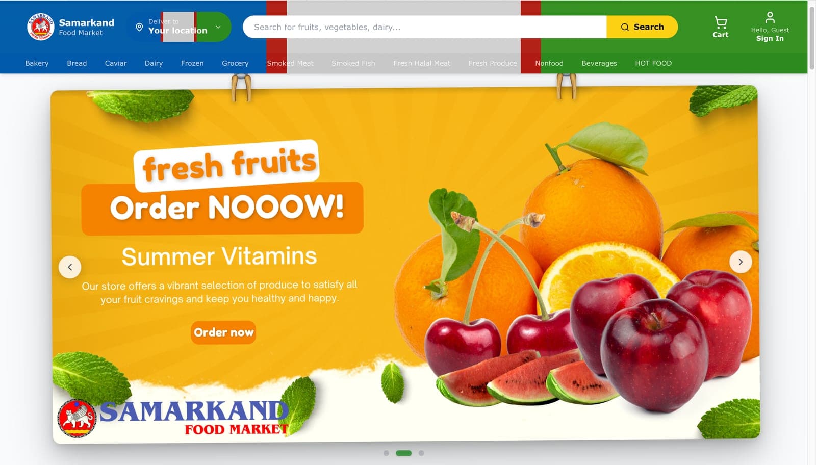Samarkand Food Market screenshot
